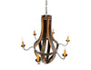 Whiskey Wood Chandelier